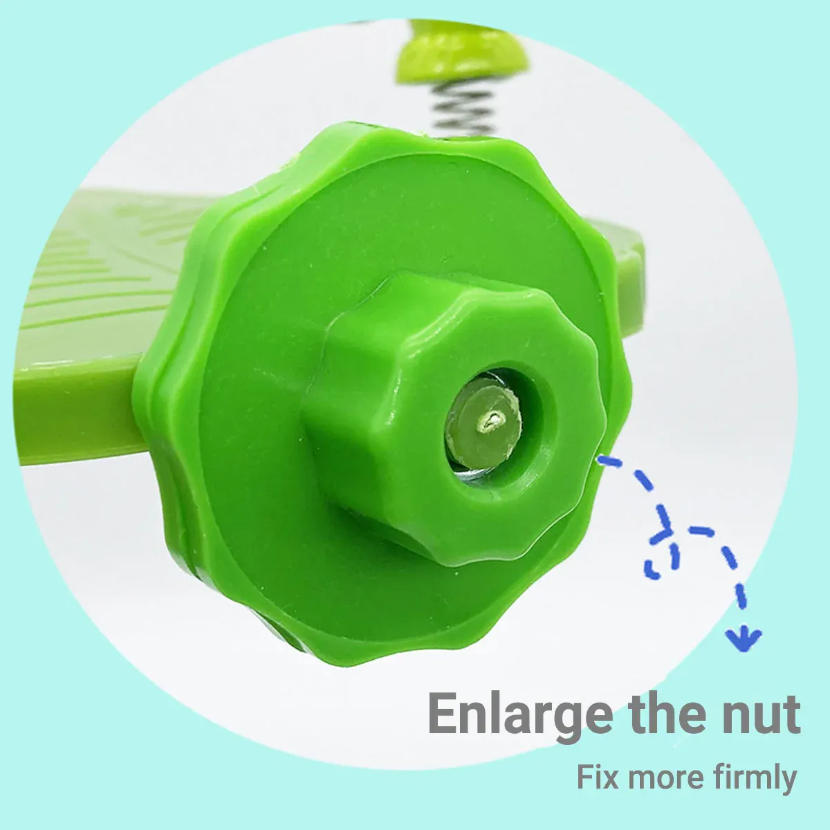 Parrot Bird Toy Cactus Shape with Bell Hanging Cage Toy for Pet Birds Play — image 5