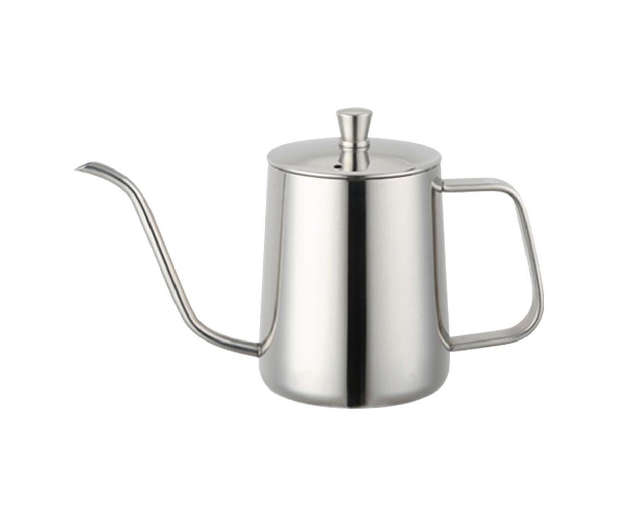 600ml Pour Over Kettle Coffee Maker Stainless Steel Gooseneck Drip Tea Pot Jug-Black 600ML — image 4