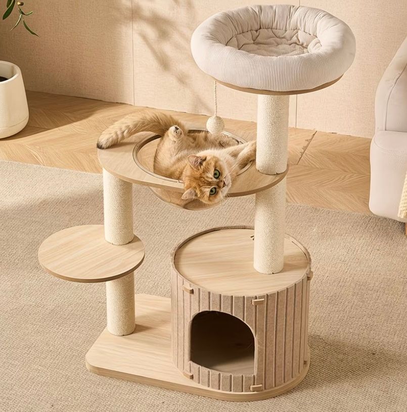 Nordic Grey Felt Cat Tree (Small Size) — image 3