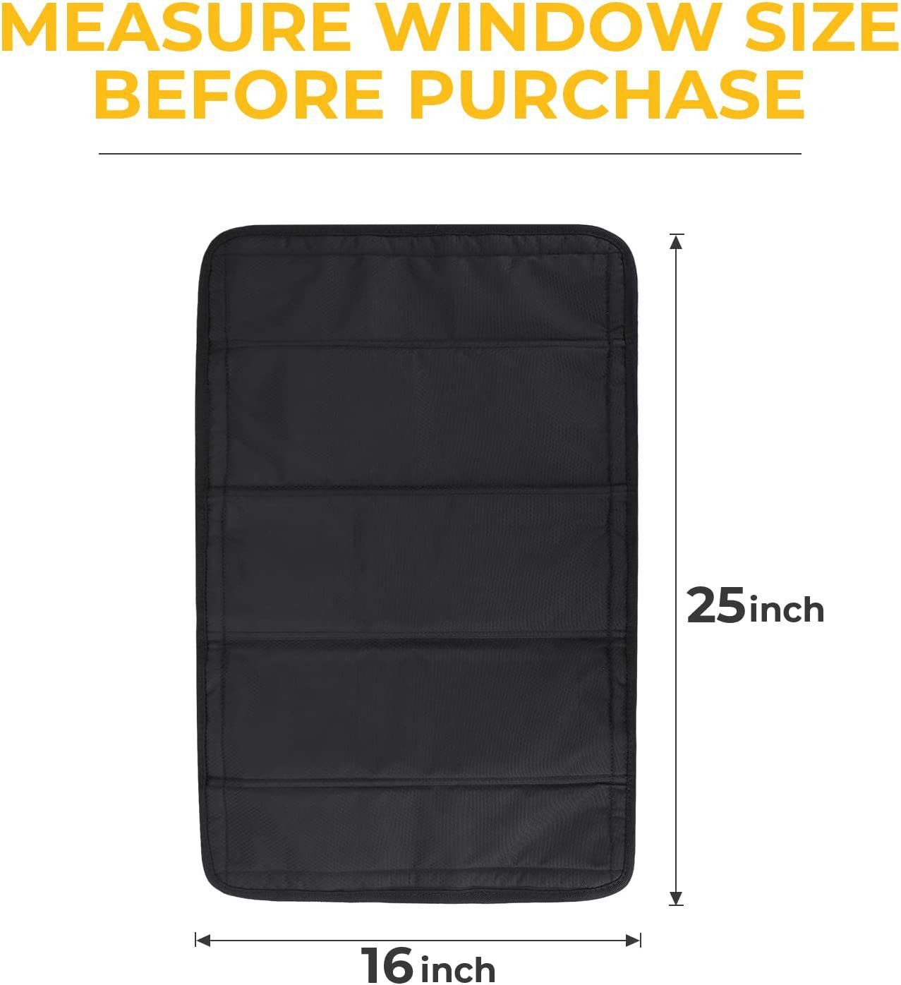 Foldable RV Sun Shade Windshield Blackout Shower Curtains Coverage RV Accessories Fits for Most RV Interior Door Window โ image 5