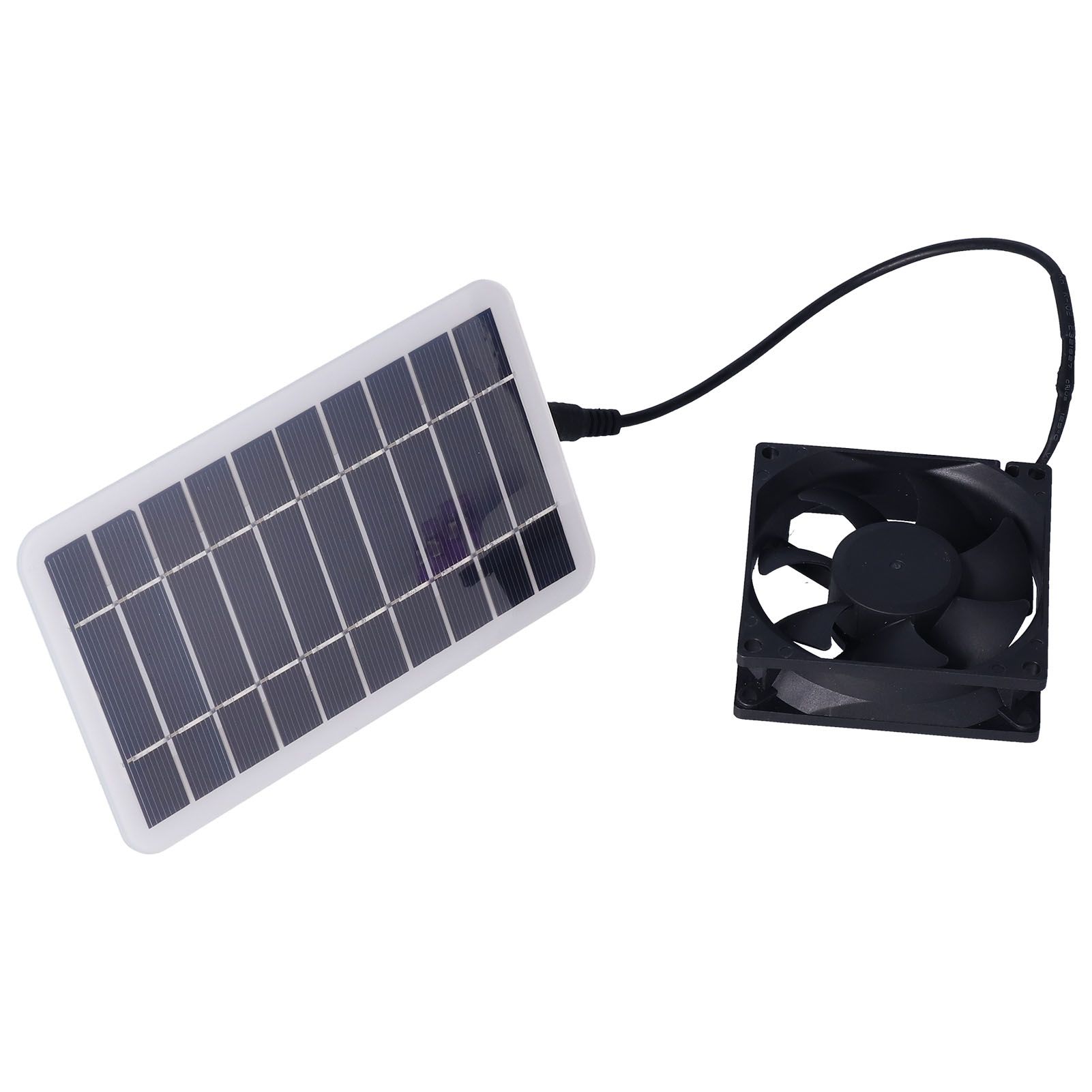 2.5W Solar Panel Fan Solar Pet Exhaust Air Flowing Fan for Outdoor Breeding Planting โ image 5