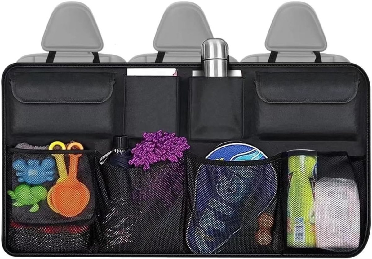 Car seat organizer - Organizer bag for the back seat - Car seat organi - Car organizer bag - 8 storage compartments - Storage accessories for the car interior