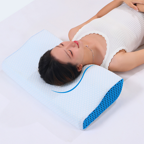 Memory Foam Contour Pillow Cervical Groove Ergonomic Neck Comfort AU — image 3