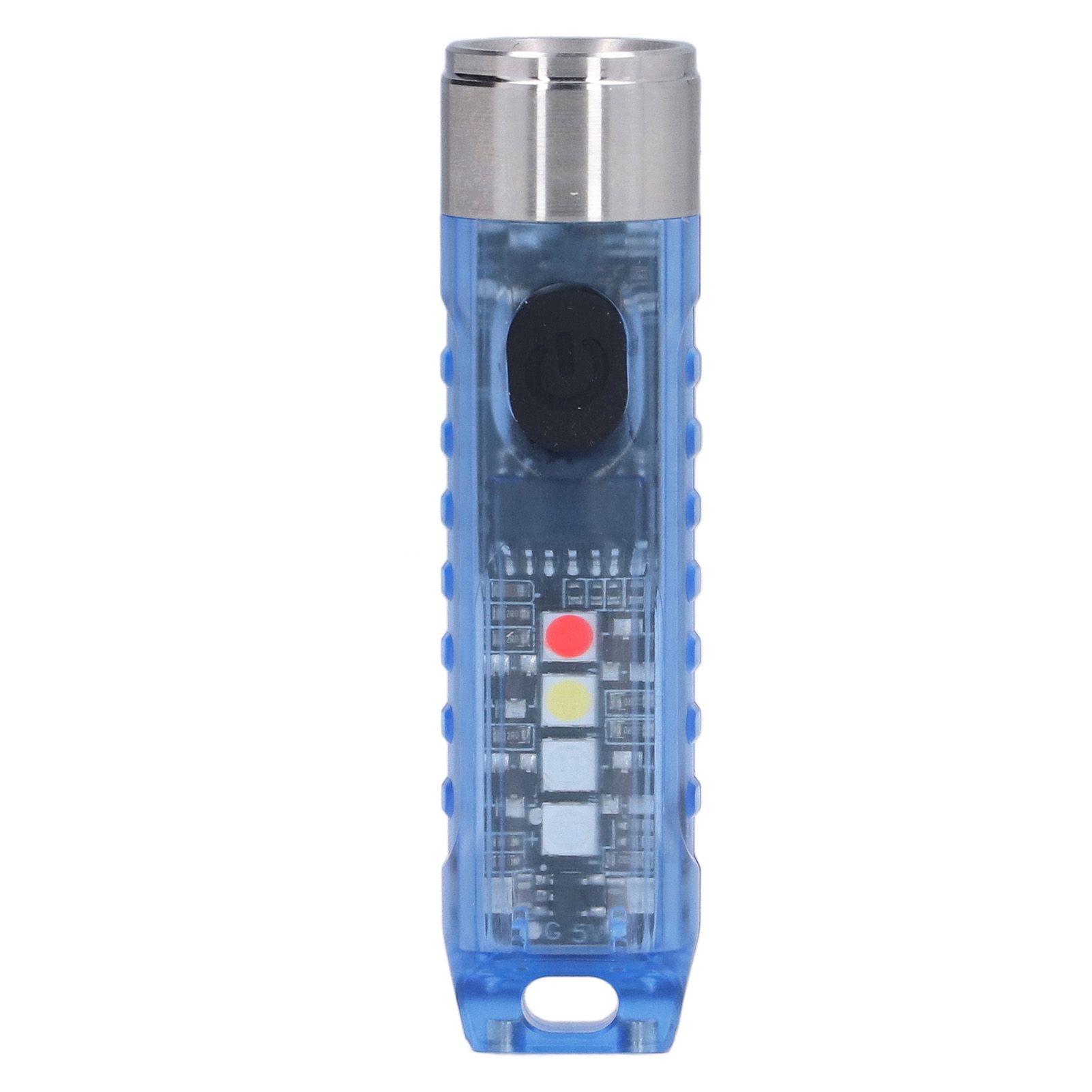 Keychain Flashlight 10 Lighting Modes 5LED TYPE C Fast Charging IP65 Waterproof Portable Keychain Light with Magnetic Base Blue — image 3