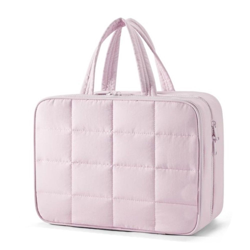 Travel Toiletry Bag with Jewelry Organizer, Hanging Travel Bag for Toiletries, Puffy Makeup Cosmetic Bag Organizer, Carry-on Travel Accessories Essentials