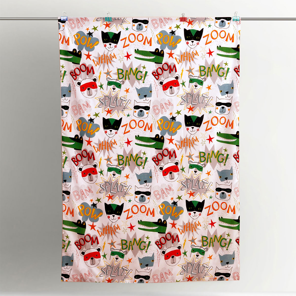 Happy Kids Superhero Quilt Cover Set Single โ image 2