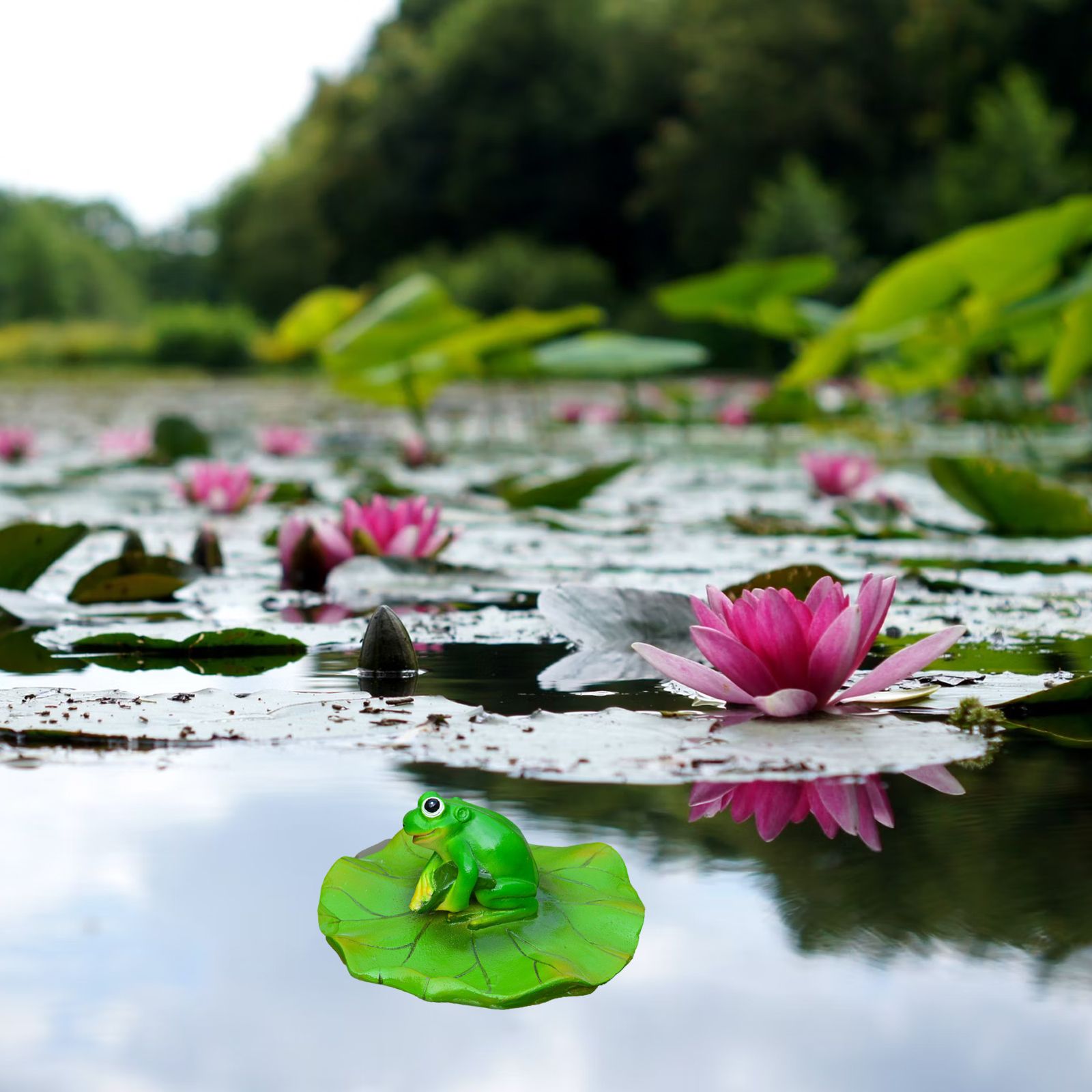 Floating Leaf Decoration Resin Fake Leaves Staue Ornament for Pool Fountain Aquarium Water โ image 6