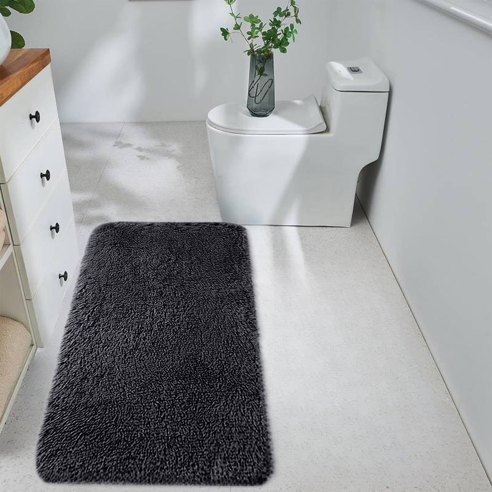Soft Area Rug Fluffy Rugs for Living Room Bedroom Decor, Runner Rug for Hallway, Shag Furry Bedside Rug Indoor Accent Floor Carpet, 40*80cm Non-Slip Plush Rug — image 5
