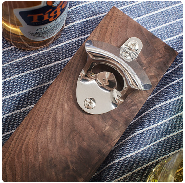 Magnetic Wall Mounted Bottle Opener with Cap Collector โ image 3