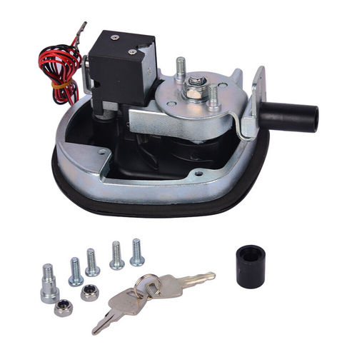 2PCS Black Central Locking T Handle Whale Tail Lock Folding Trailer Ute Canopy — image 3