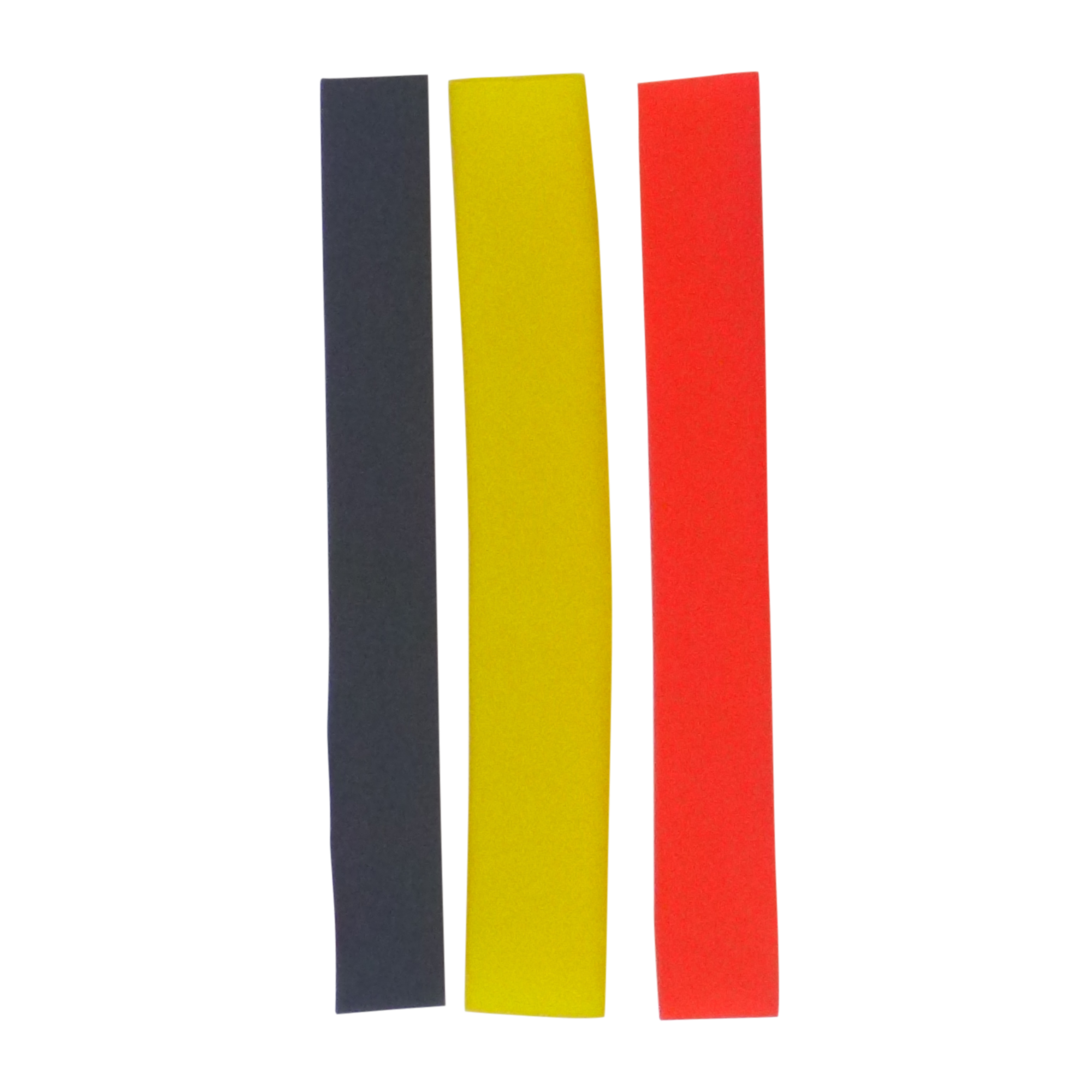 Swimerz Assist Hook Sleeves, 8/10mm Shrink Tube, Black, Yellow & Red, 100mm. Qty 30 โ image 2