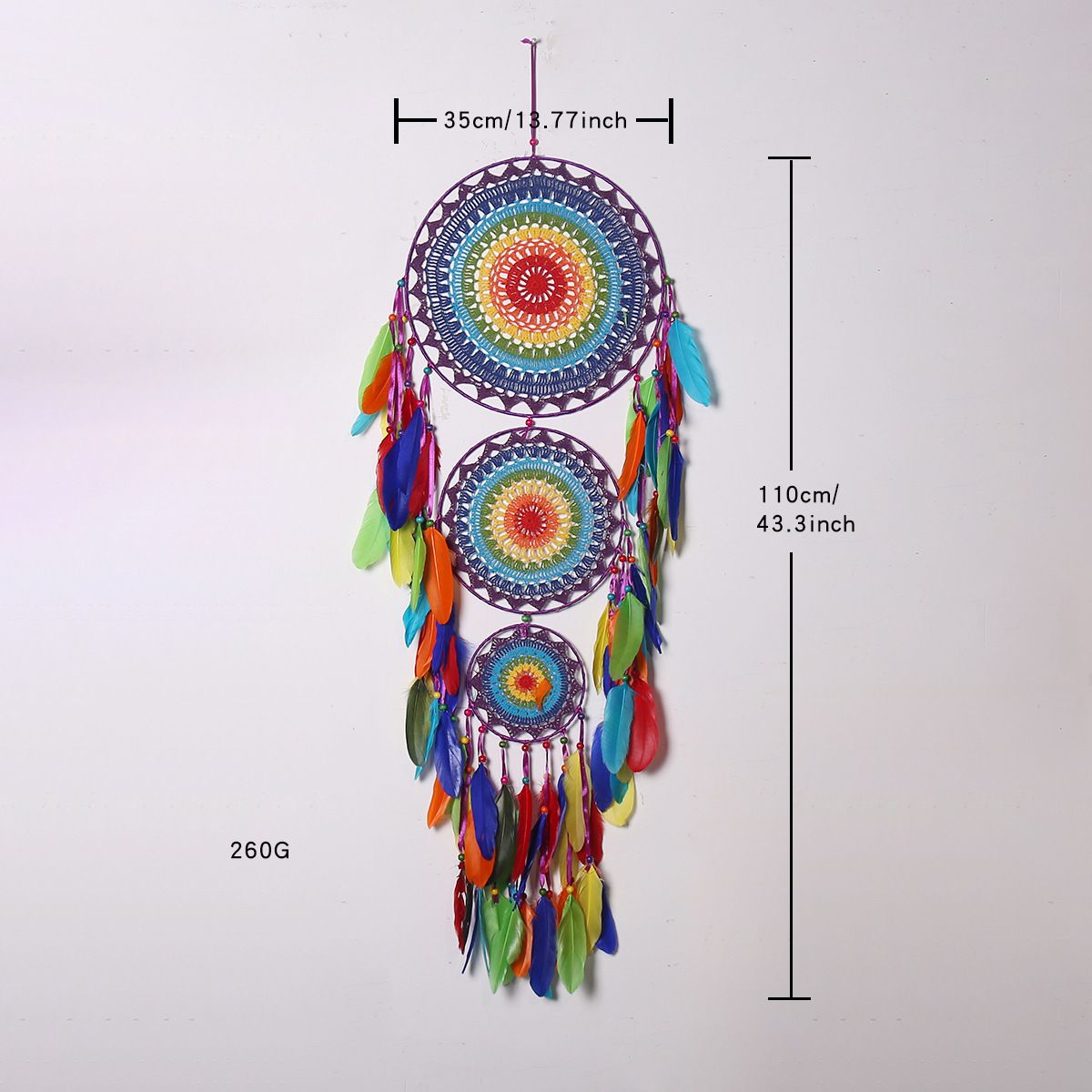Handmade Feather Pendant Jewelry, Home Decoration, Suitable for Wedding Party Decoration for Kids Bedroom Home Decoration — image 5