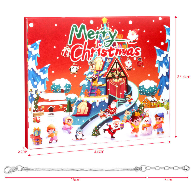 Christmas DIY Jewelry & Craft Advent Calendar(planes-3D-Puzzle-jewelry, 33*27.5*6cm) โ image 3