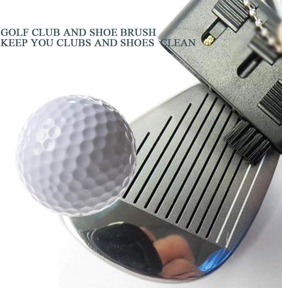 Golf Club Brush, 3 Pack 3 in 1 Retractable Multiple-use Golf Club Groove Cleaners โ image 4