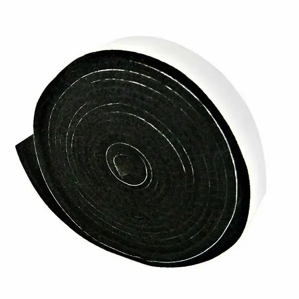 BBQ Smoker Gasket Tape, Self-Adhesive Heat-Resistant Fibre Door and Lid Seal for Grills, Ovens and Smokers, 2 cm x 3.6 m