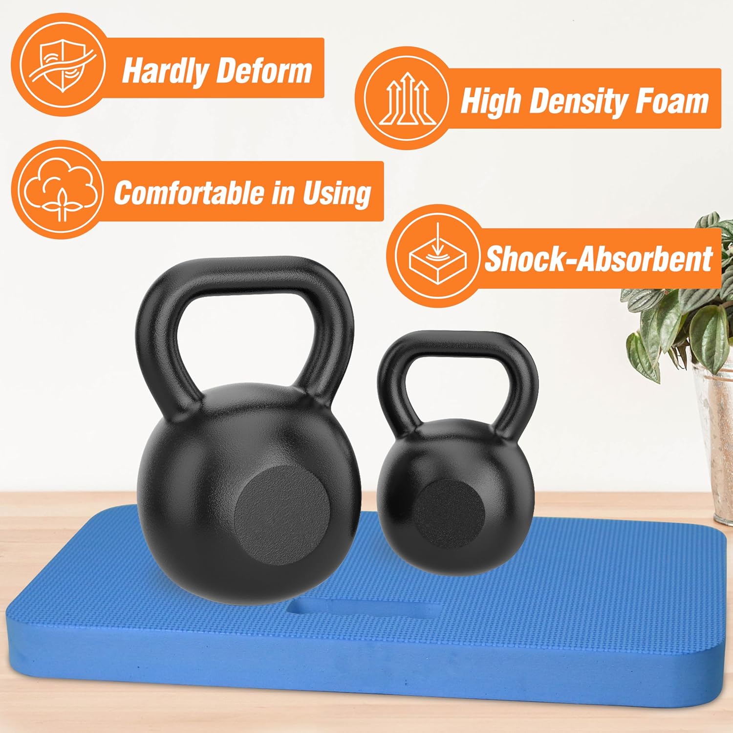 3-Pack Garden Kneeling Pad - For Gardening, Baby Bath, Yoga, Pilates, Exercise, Blue โ image 6