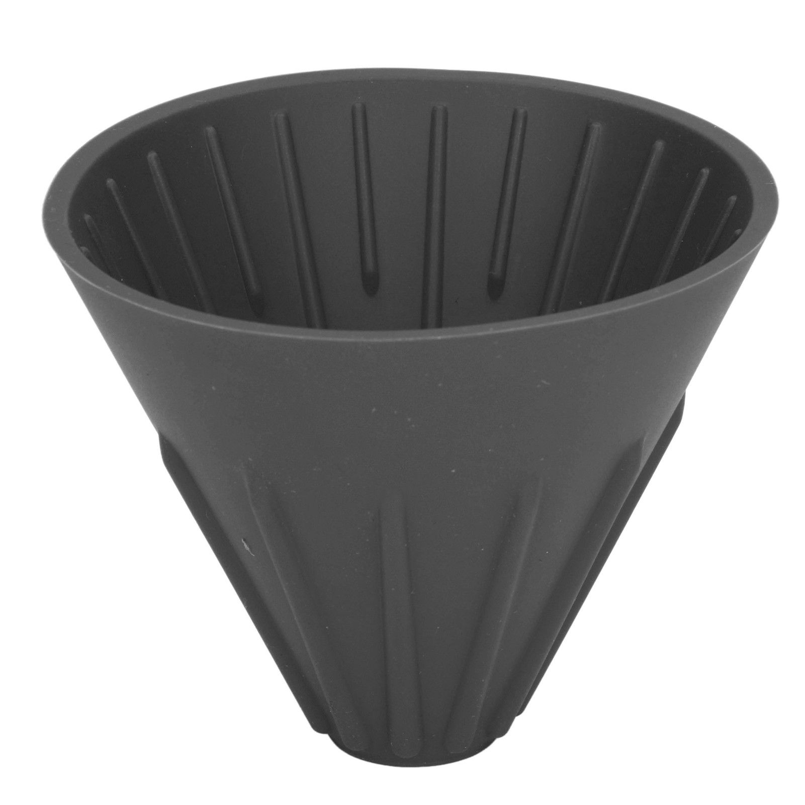 Silicone Coffee Dripper Portable Reusable Folding Coffee Filter for Travel Camping Office HomeBlack — image 5