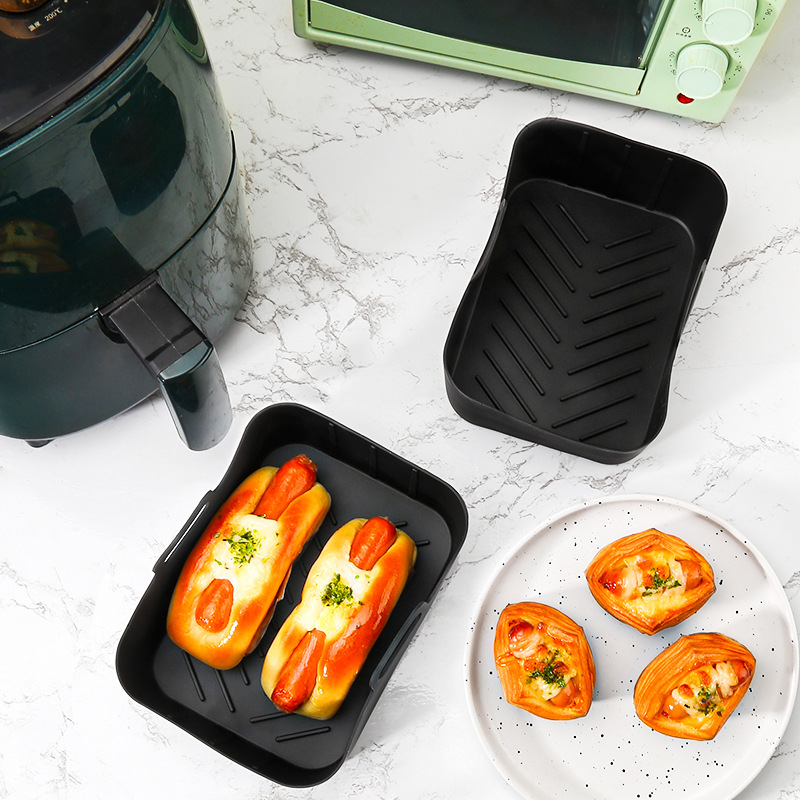 7 Piece Air Fryer Accessory Set with Silicone Liner, Grill Rack, Steamer Basket and Baking Tray for Air Fryer Cooking โ image 3