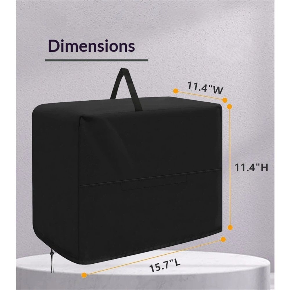 Meat Slicer Cover,Dust-proof Covers for Home compatible with Meat Slicers Commercial,Fit for Elite for Meat Slicer - 15.7"L x 11.4"W x 11.4"H(Only cover — image 4