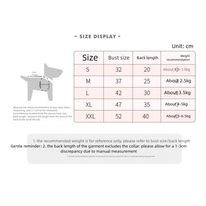 Beige Winter Dog Vest for Small and Medium Breeds – Thickened Warm Quilted Coat with Soft Fleece Lining, Adjustable Fit for Dogs and Cats(Size: S) — image 6