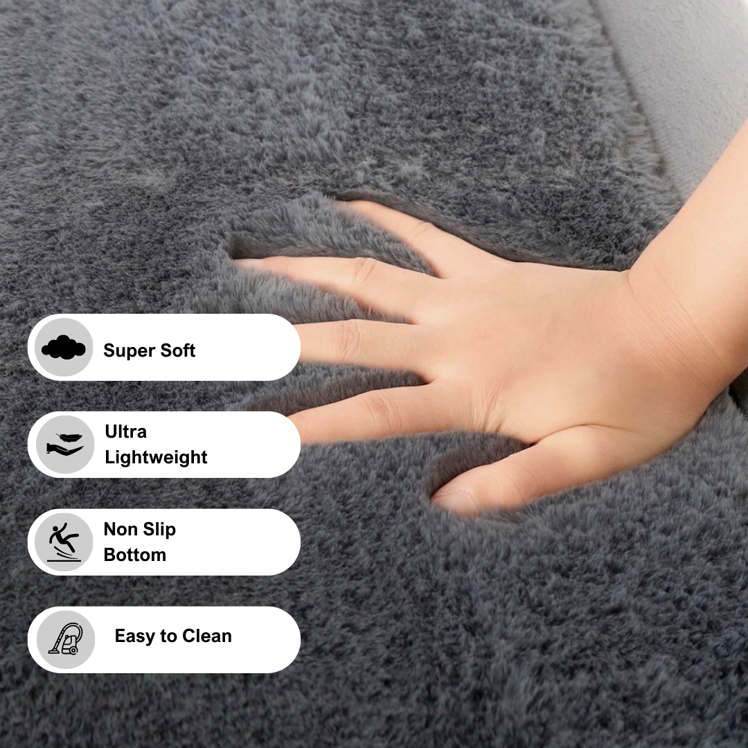 Soft Touch Ultra Plush Memory Foam Tatami Stone Grey Mat - 200 X 300 CM β image 2