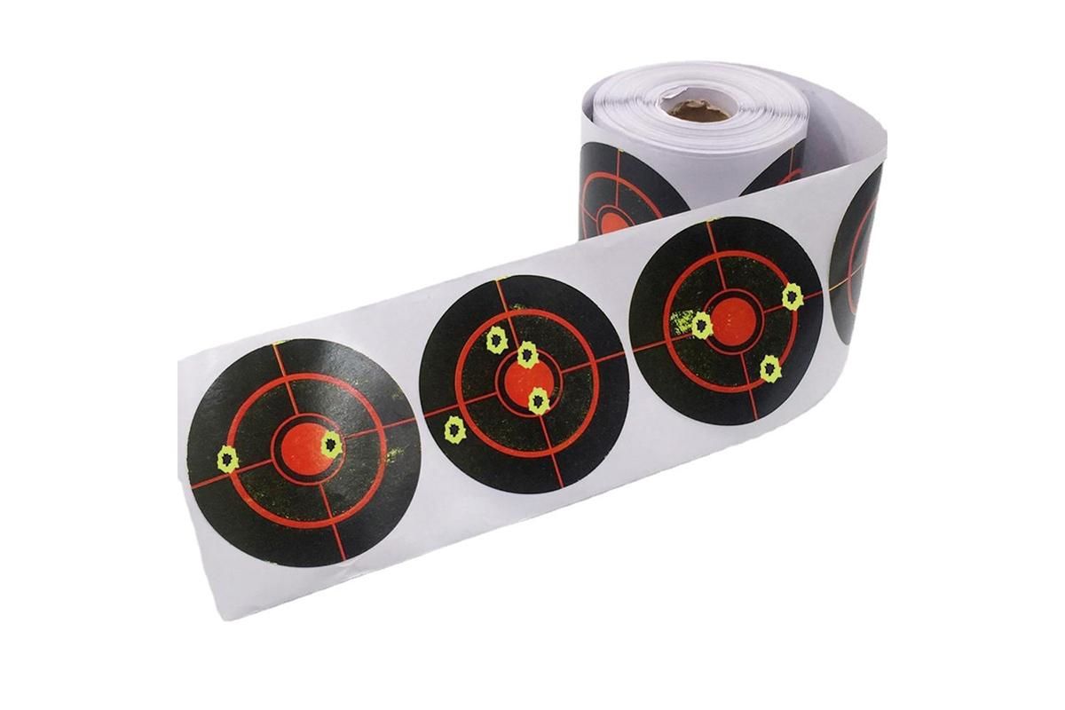 250X/Roll Shooting Target Self Adhesive Targets Splatter Reactive Target Sticker — image 2