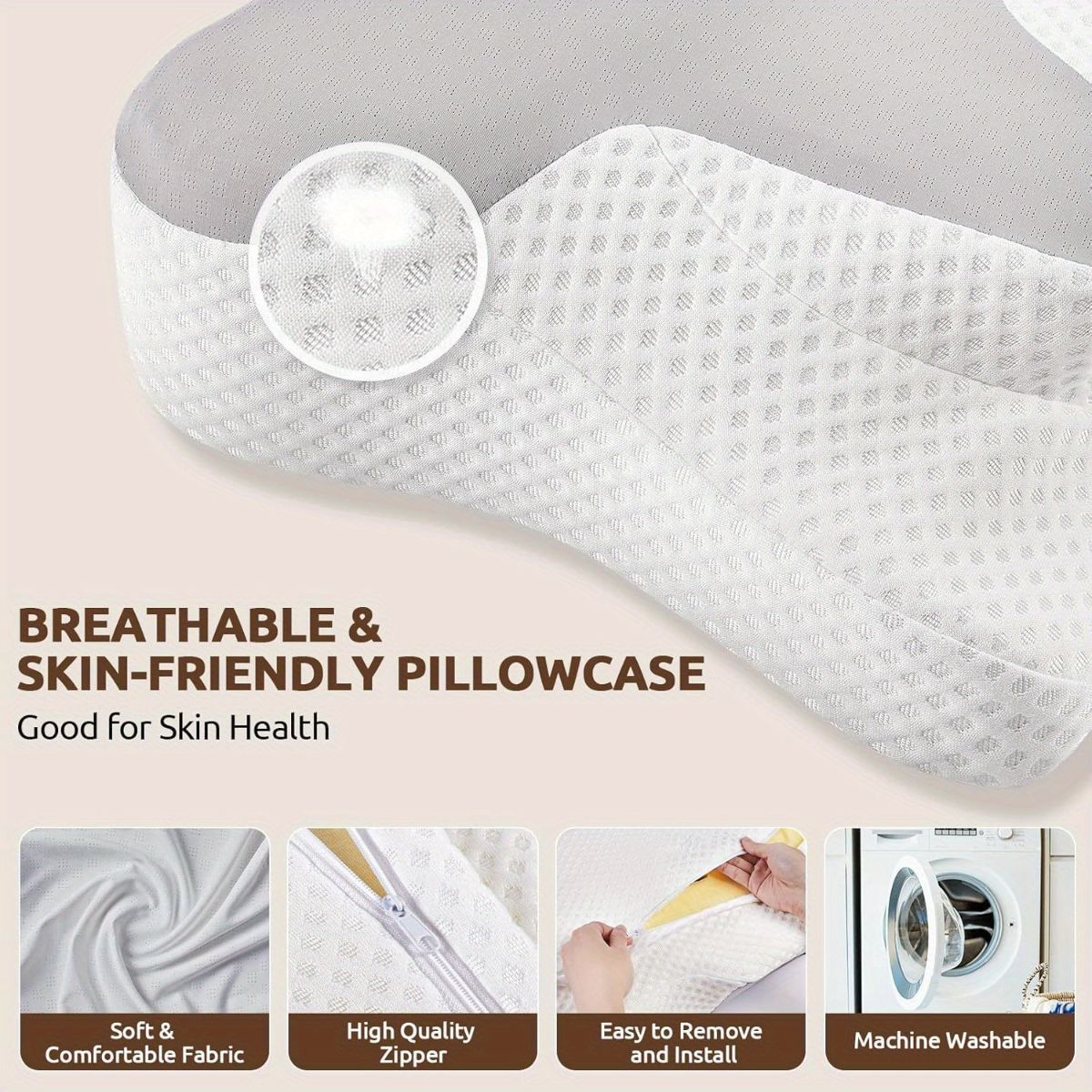 Ergonomic Pillow Memory Foam Pillow Cervical Support Pillow Neck And Shoulder — image 6