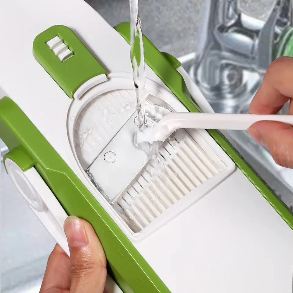Safe slicer for kitchen, slicer, safe, kitchen, cooking, vegetables, fruits, adjustable, easy to use (Pack of 1) — image 3