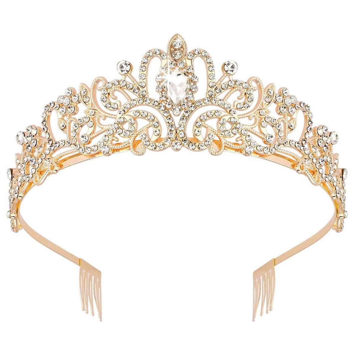 Crown Tiara Headband for Princess Wedding Party Bridal Costume Accessories — image 2