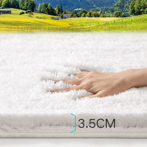 Ultra-soft and absorbent bathroom mat | 3.5cm thick, antibacterial and non-slip TPR material, machine washable, quick-drying, suitable for showers, bathtubs — image 6