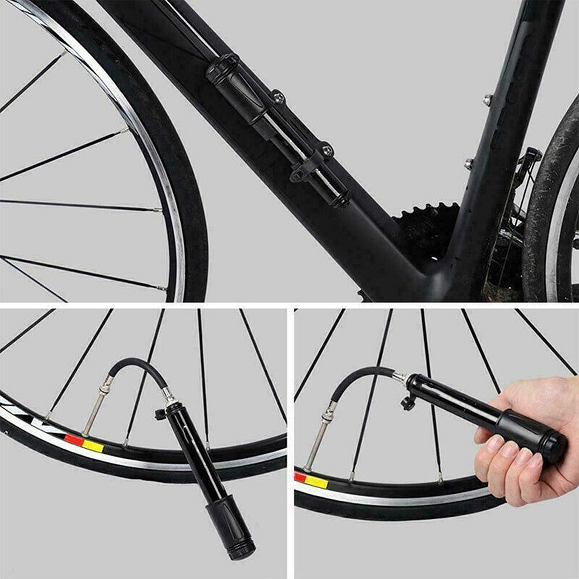 Cycling Tyre Ball Inflator Mini Bicycle Air Pump Bike Aluminium — image 5