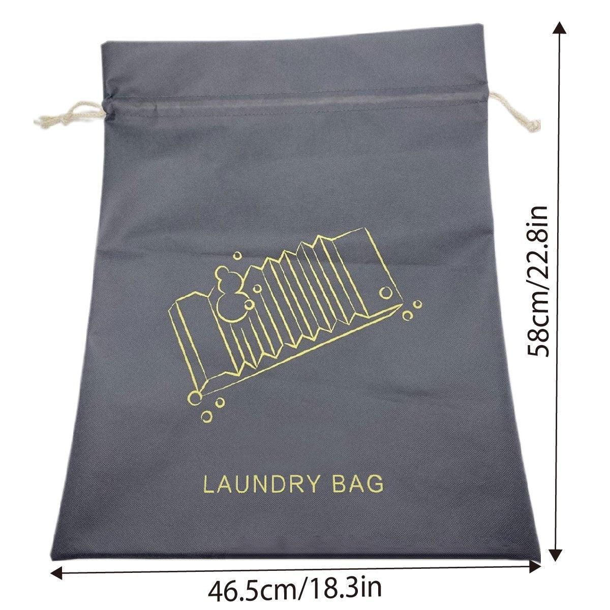50PCS Large Laundry Bag Travel Drawstring Bags For Dirty Clothes Gym Washable โ image 3