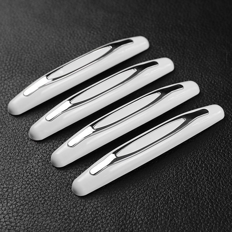 4 Pcs Car Door Edge Guards Car Side Door Protector Suitable for Various Car Pads Door Shock Absorbers-White โ image 2