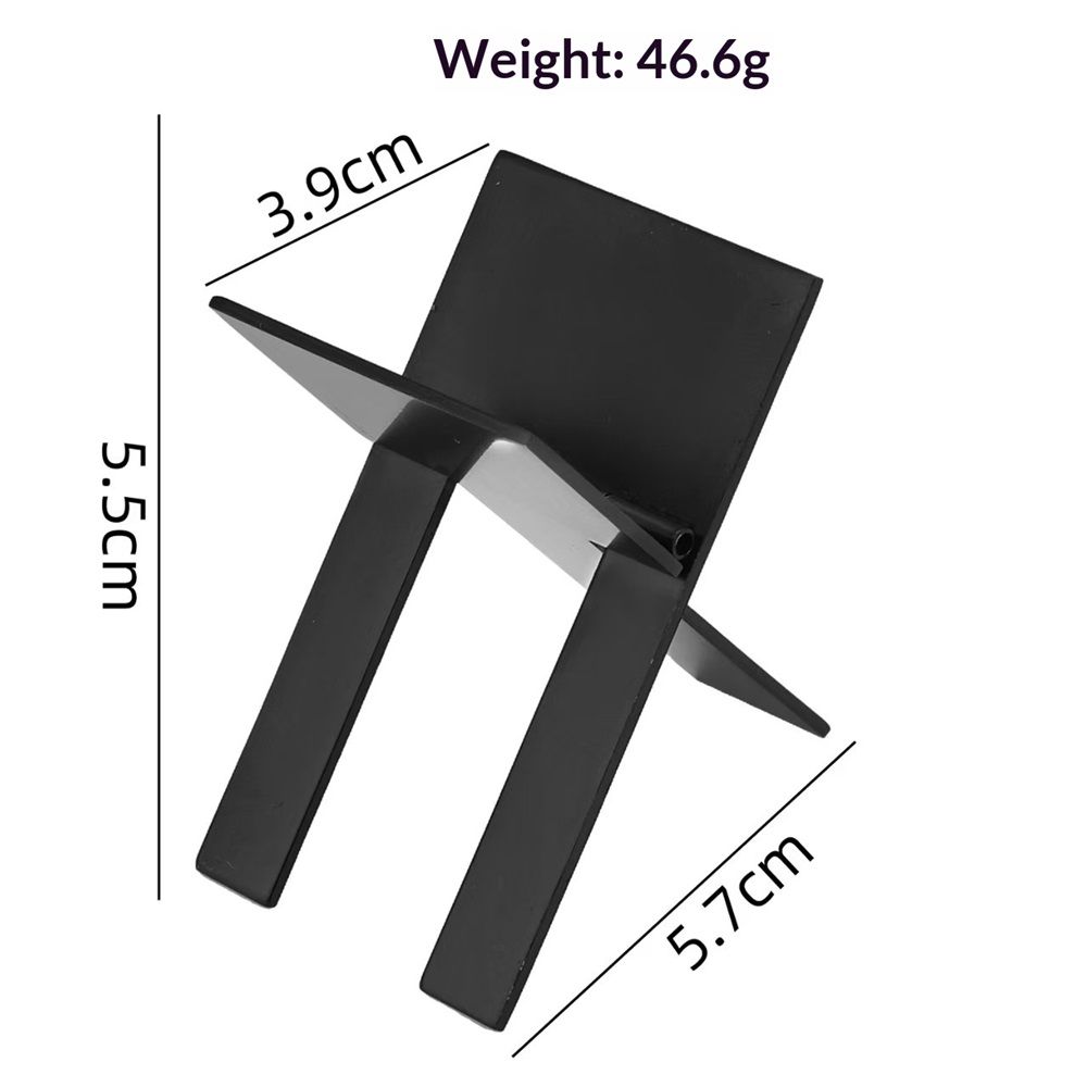 Folding Cigar Holder 4 Pcs, Portable Adjustable Mini Cigar Rack, Stainless Steel,Comes is a Great Gift for Cigar Lovers — image 4