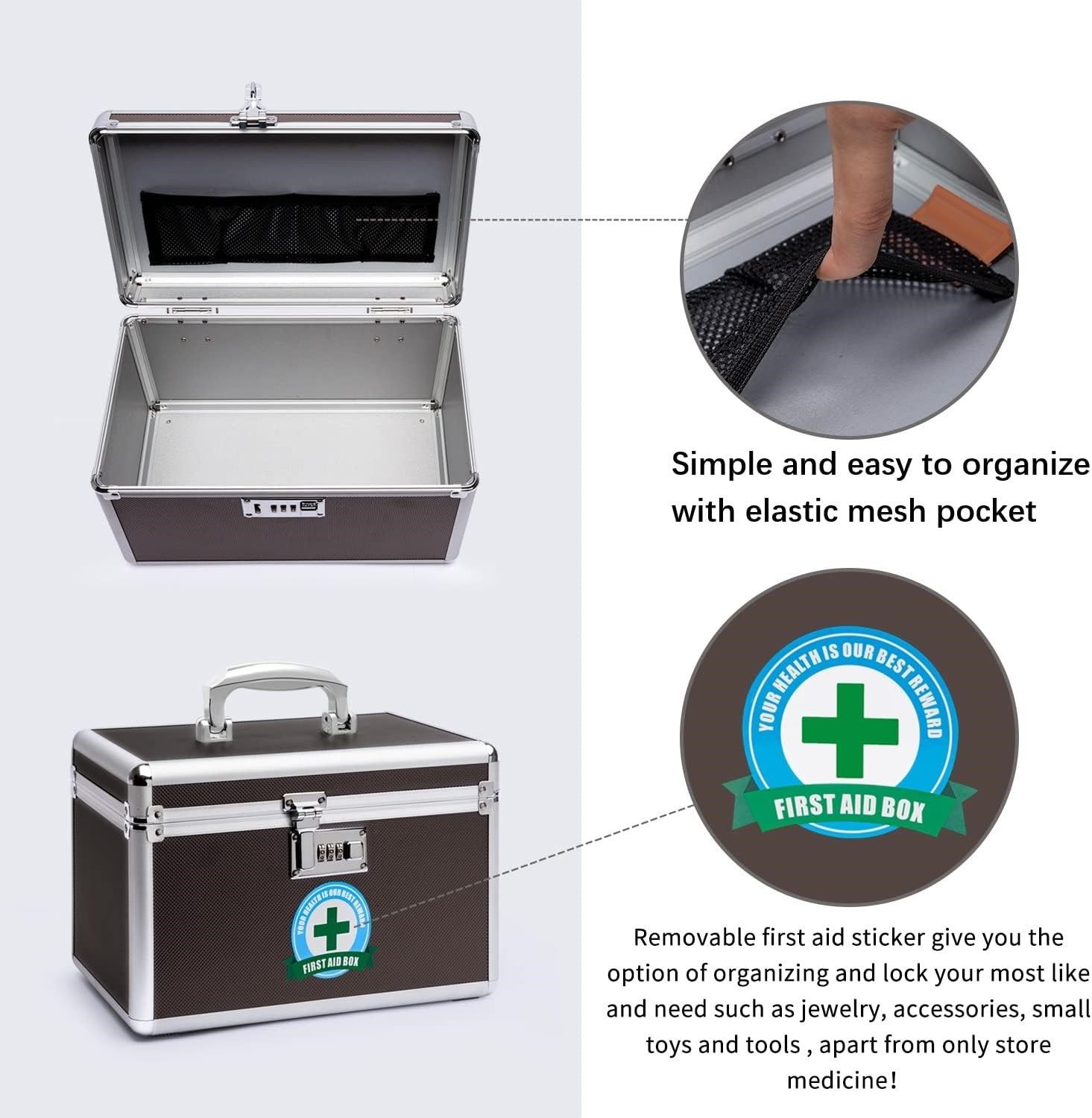 Portable Combination Medicine Box (Coffee/Small) โ image 5