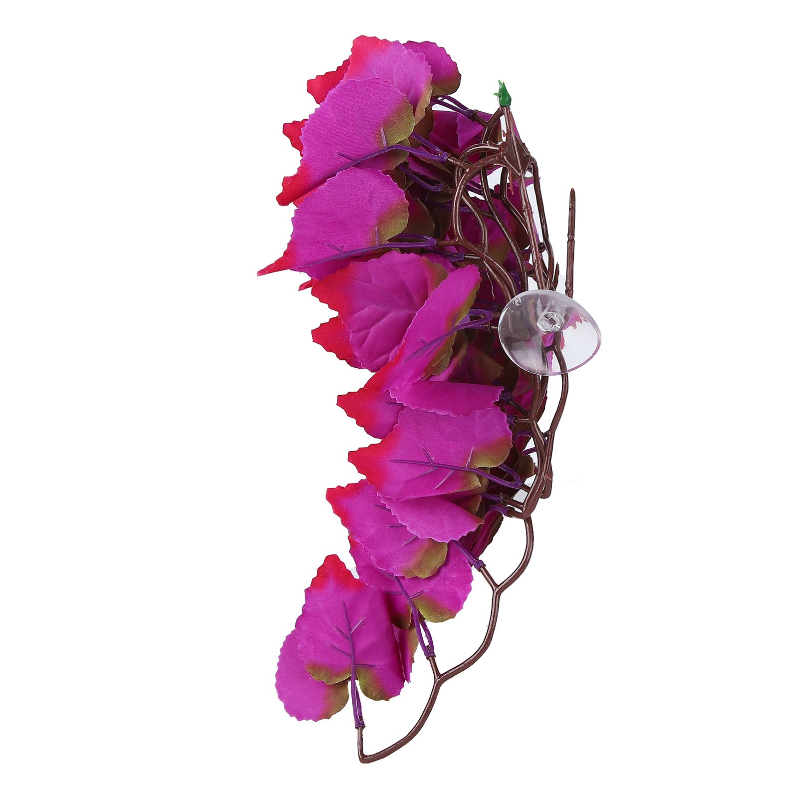 Artificial Reptile Plants Lifelike Plastic Plant Hanging Leaves Decoration with Suction Cup for Reptiles Terrarium Fish TankT-1034J1 โ image 4