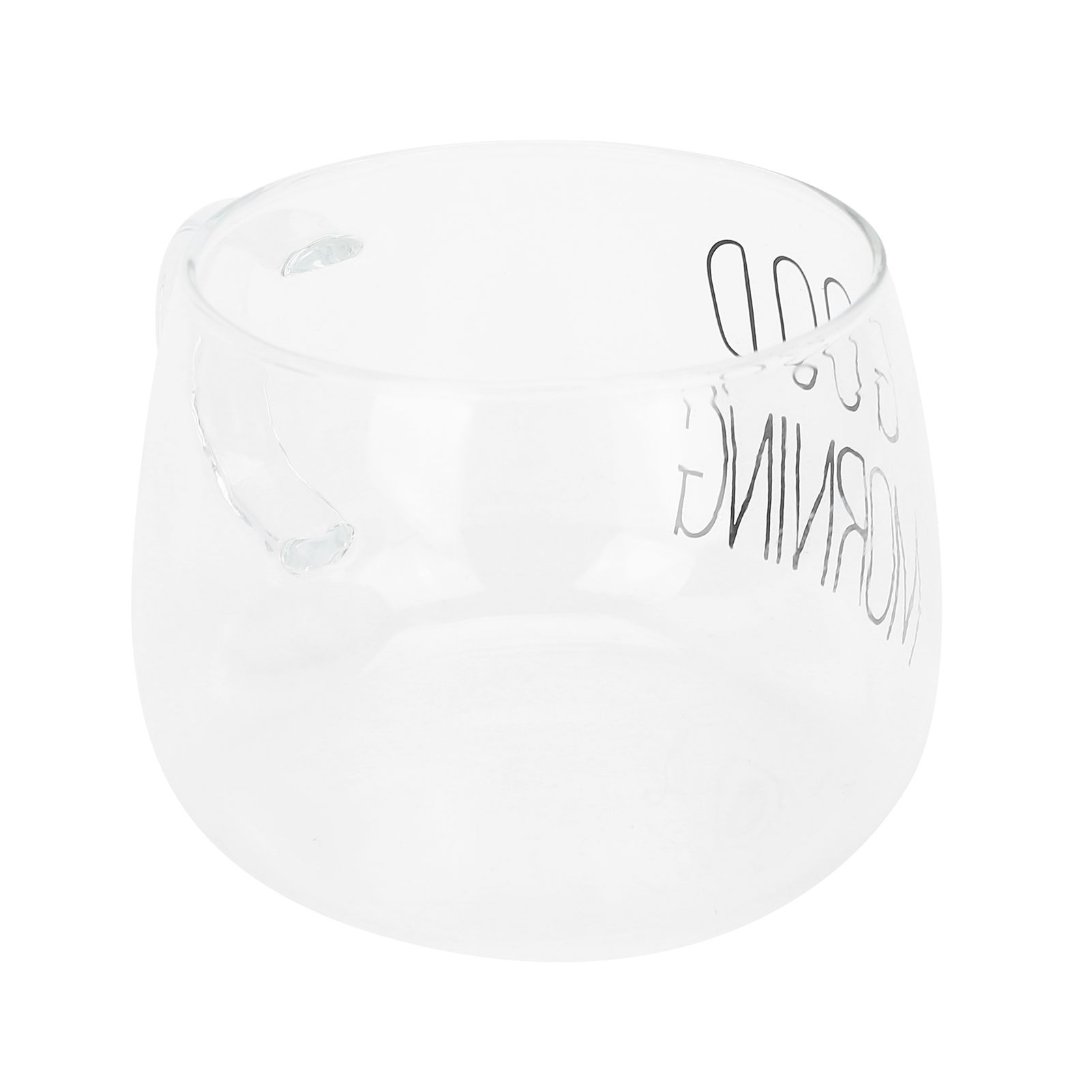 Coffee Cup Transparent Borosilicate Glass Mug with Handle for Milk Tea Cocktail BeverageBlack Label β image 5