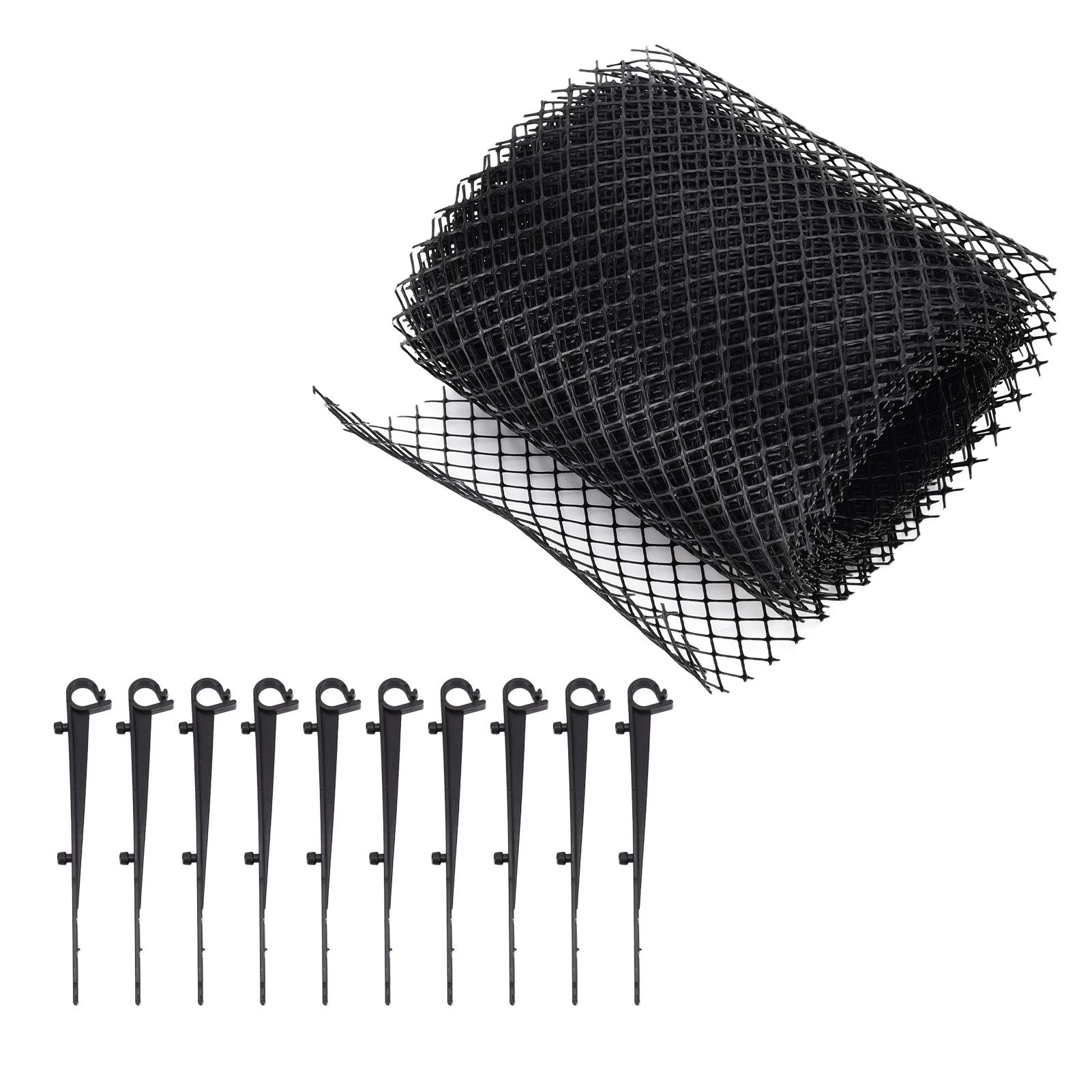 Reusable Plastic Drain Gutter Guard Mesh Protector Outdoor Anti Clogging Leaf Debris Protective Net 600x15cm โ image 6
