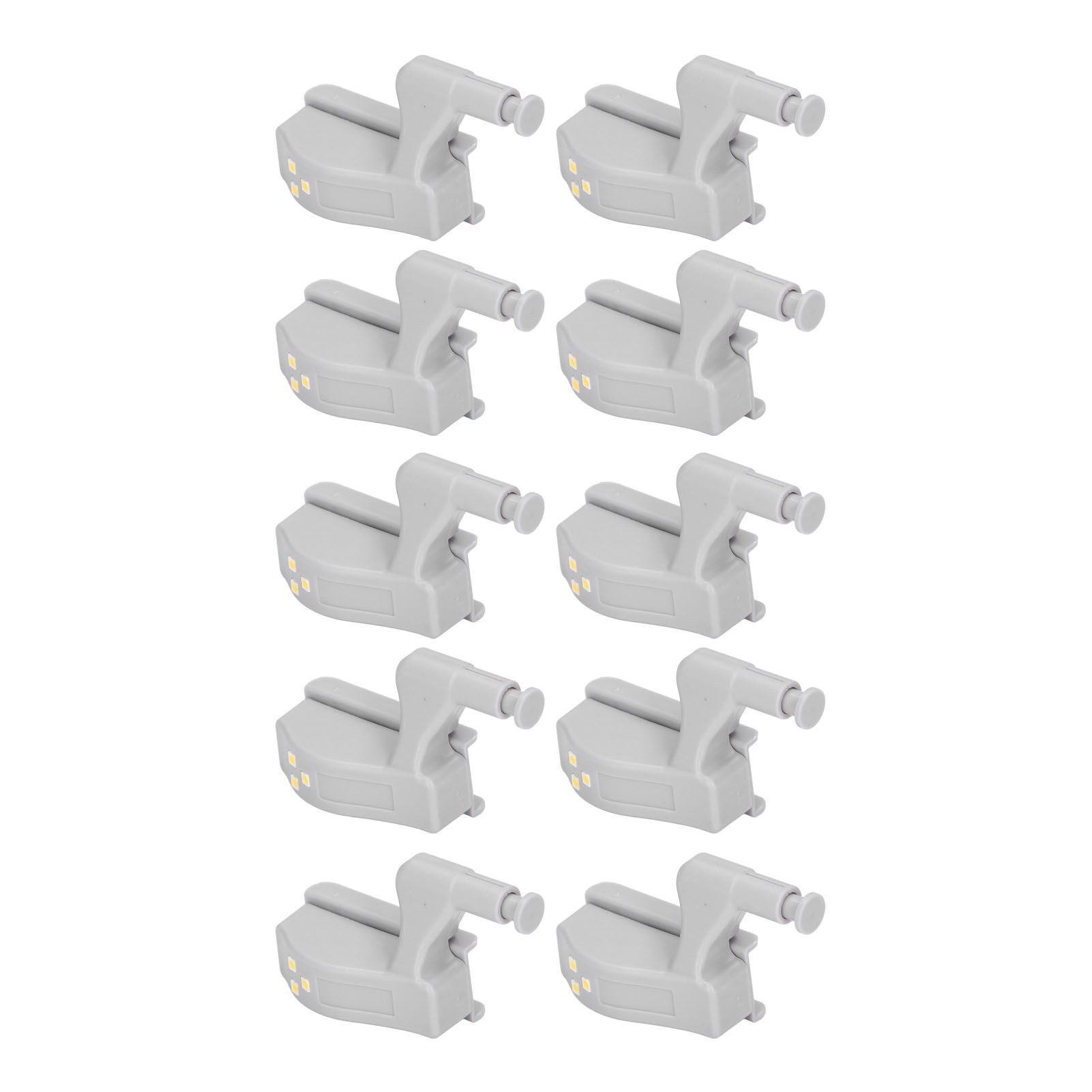 10pcs LED Cabinet Inner Hinge Sensor Light Bedroom Closet Wardrobe Cupboard Night Light โ image 2