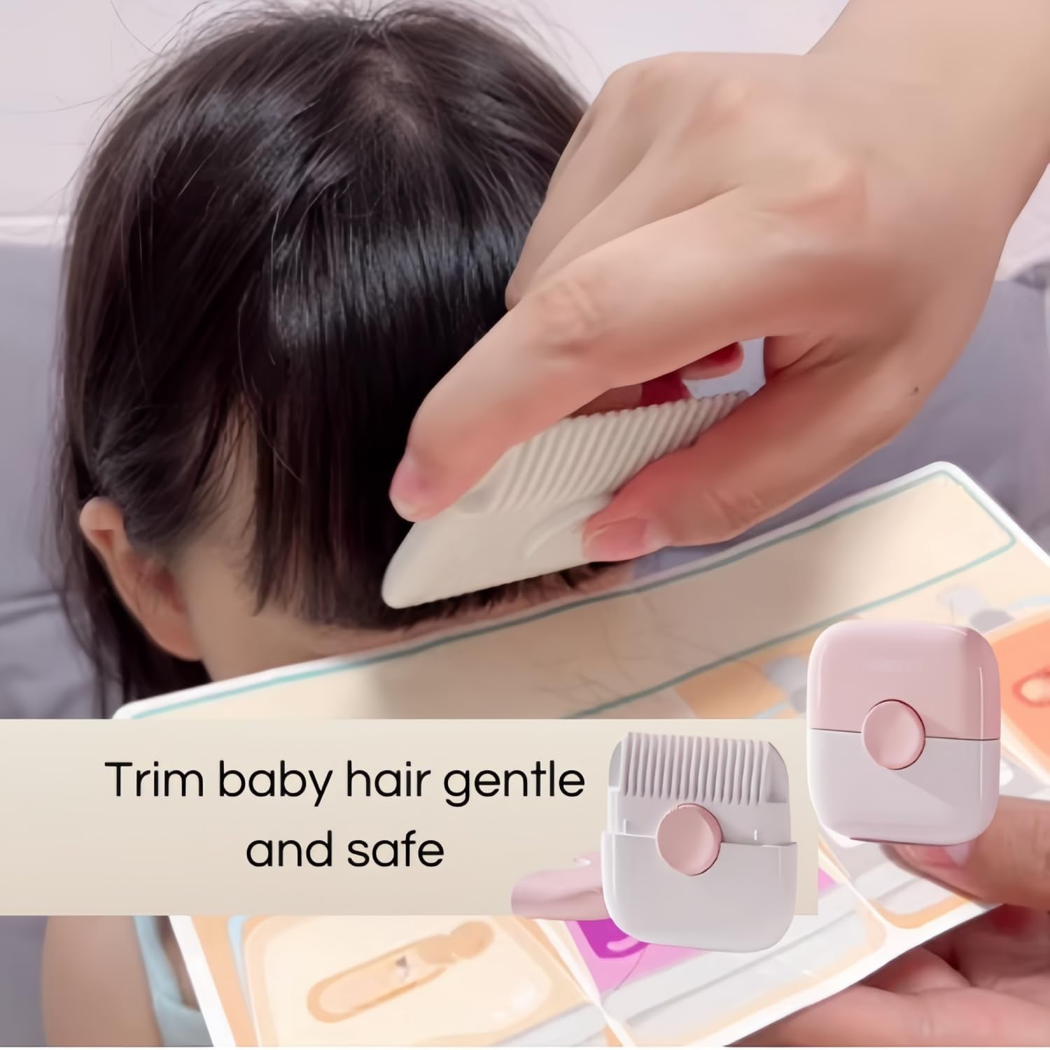 Hair Trimmer/Comb Kids, 2 in 1 Hair Trimmer, Split Ends, Razor Comb, Split End Trimmer with Blades 2 in 1 Dual-Side Design, Blades Replaceable Other โ image 4