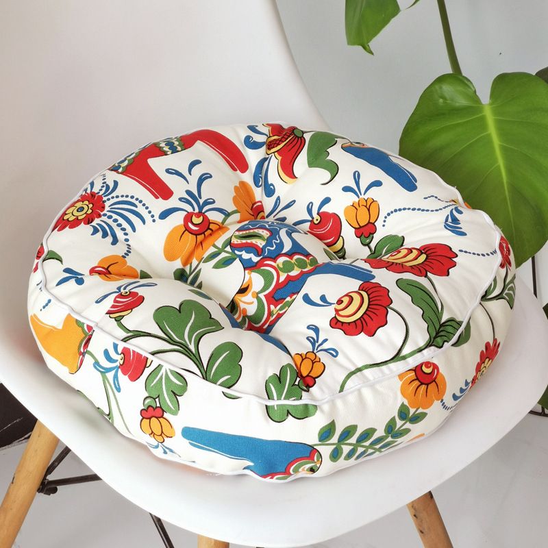 Chair Cushion Square and Round 40*40cm Dining Chair Seat Pad Suitble for Outdoor Patio Dining Garden Office — image 4