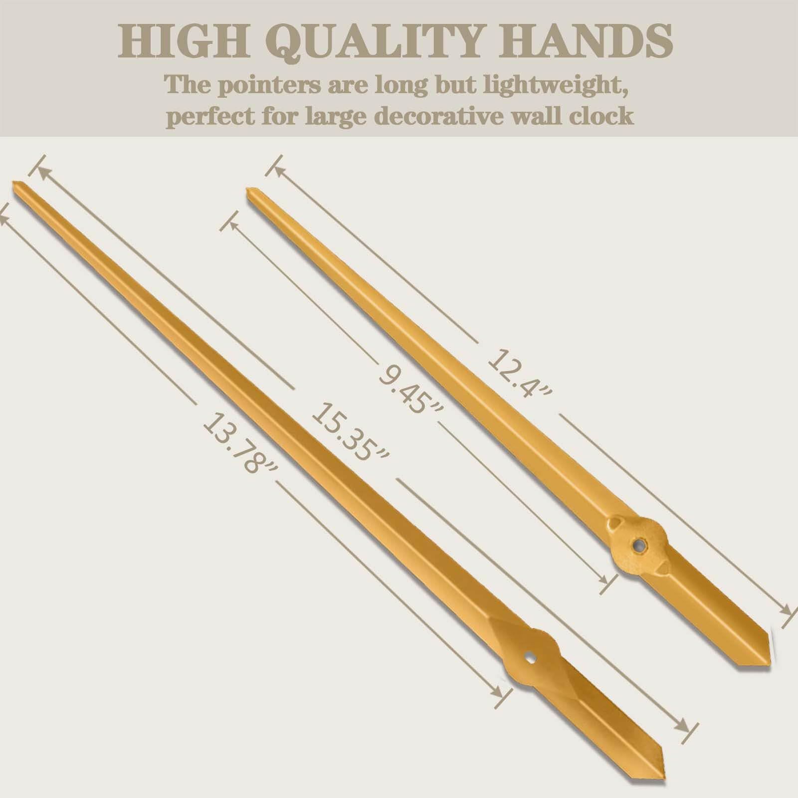 3pc Wall Clock Hands Clock Pointer Repair Replacement Part Pointer clock pointer high torque movement — image 4