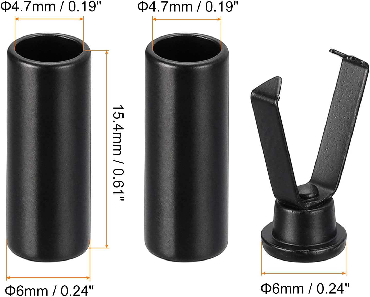 Shoelace Tips, Alloy Shoe Lace Ends Tips, Cylindrical Tip Replacement for Shoestring — image 2