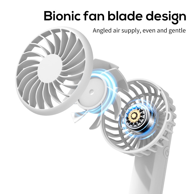 Apricot Portable Multifunctional Clip Fan DQ261 - 1000mAh Battery, 3-Speed, Quiet Cooling for Summer โ image 5