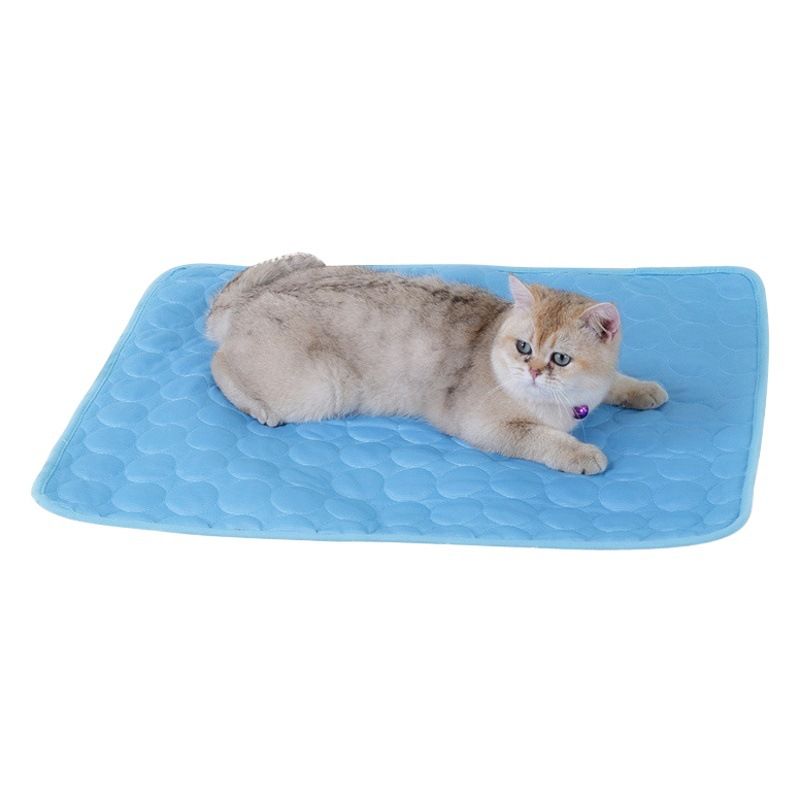 Jun Zhe Pet Ice Silk Cooling Mat for Dogs ice silk pad gray XL(100*75cm) about 280g โ image 2