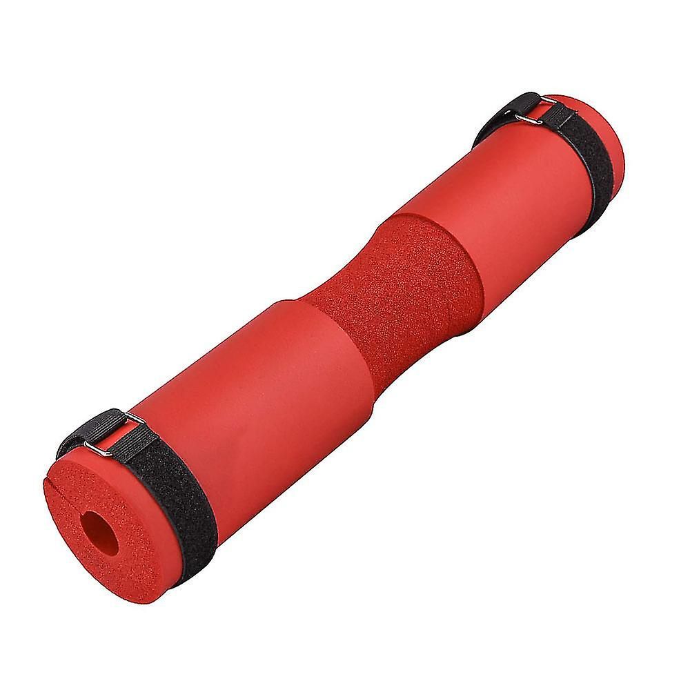Barbell Squat Neck Rack Cushion Foam Shoulder Pad Fitness Padded Squat - Red โ image 2