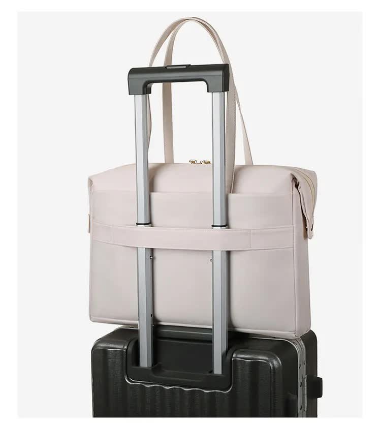Black Women’s Work Tote Bag – New Fashionable Laptop Bag, Large Capacity Business Briefcase, Commute & Office Tote — image 5