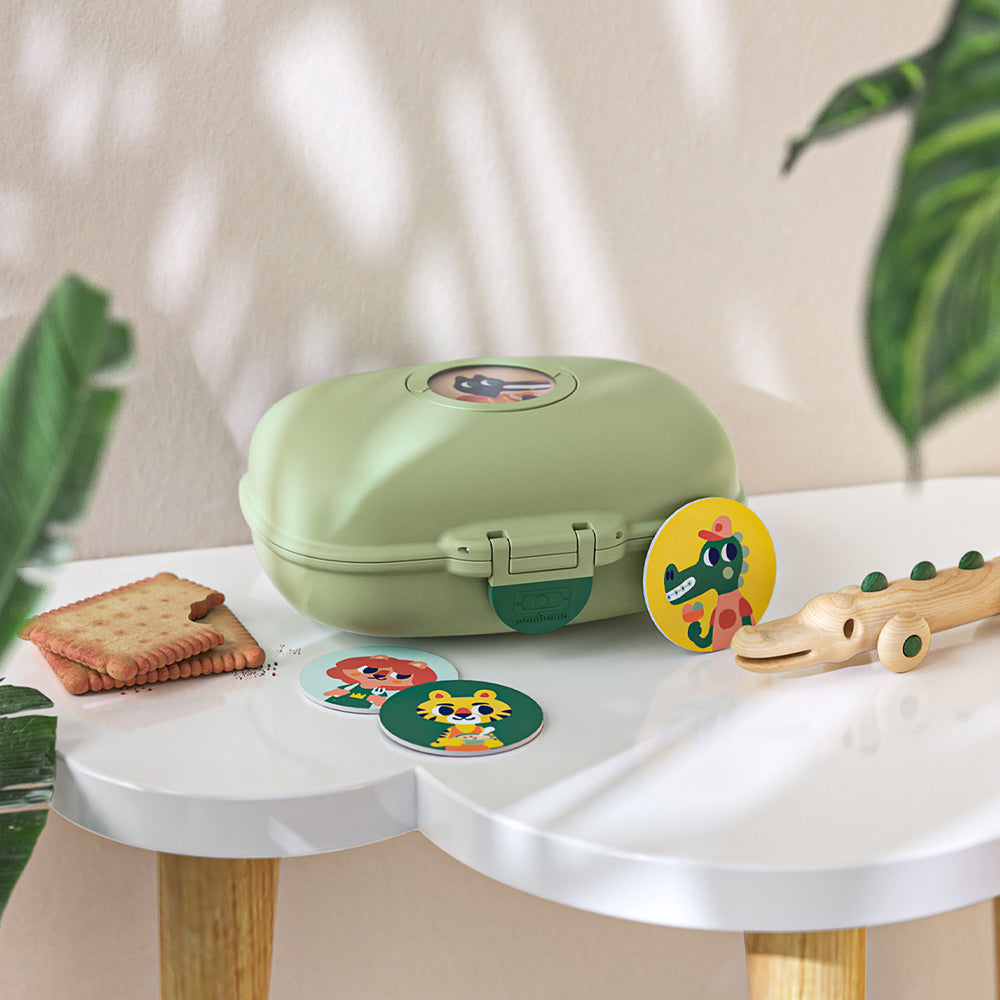 Monbento Mb Gram Kids Snack Box - Green Forest β image 4