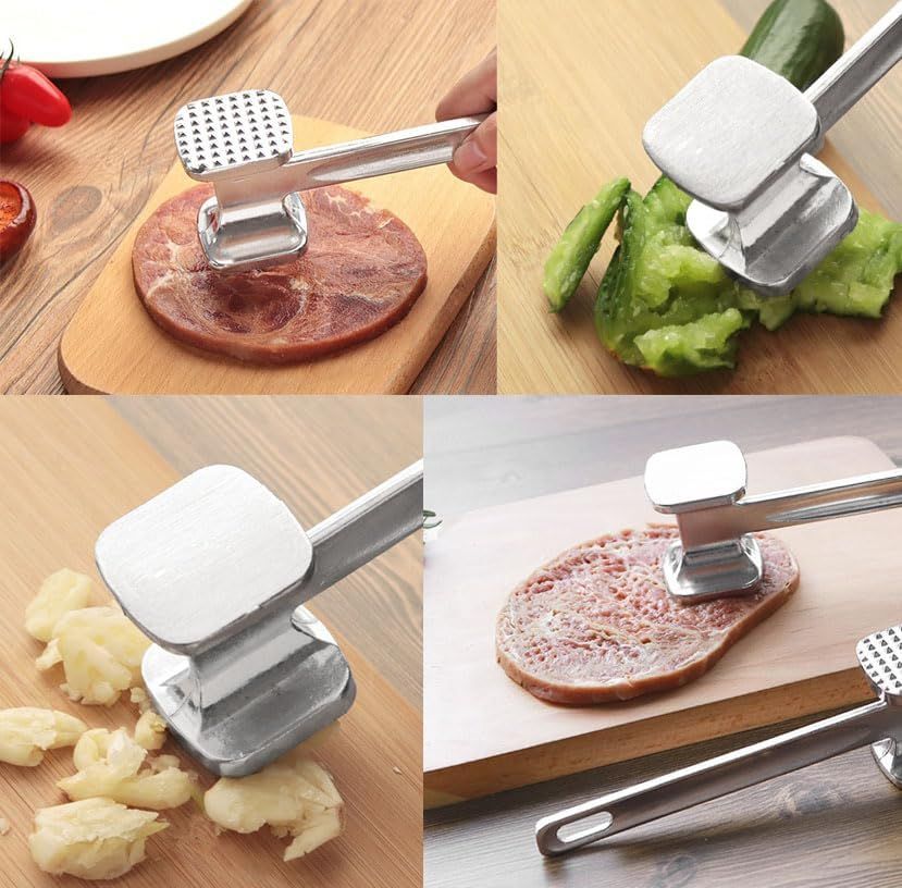 1 Piece Meat Tenderizer Hammer Dual Sided Mallet with Grip Handle โ image 5