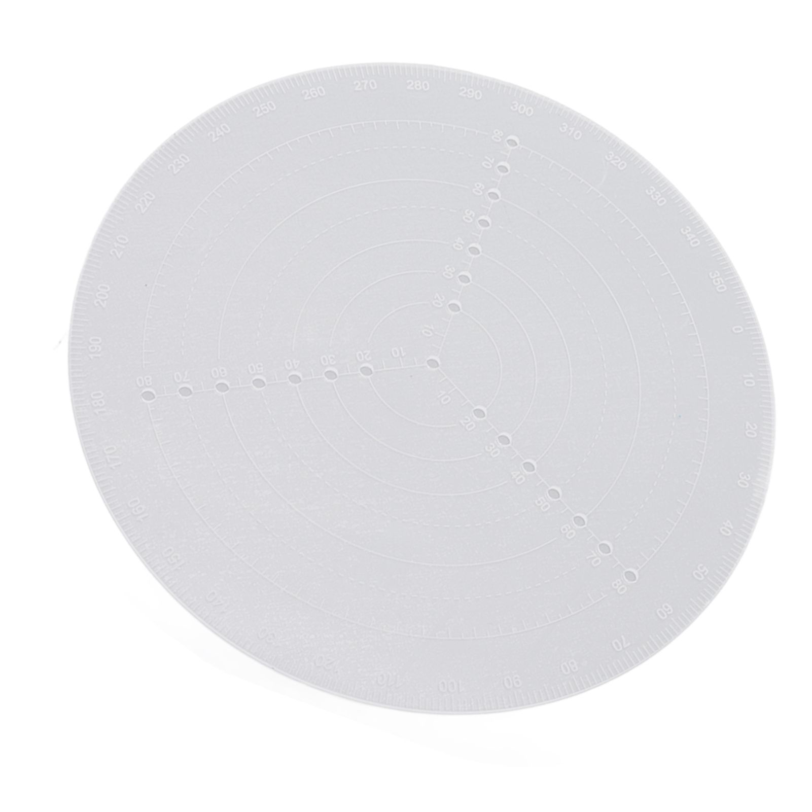 Round Center Finder Acrylic Semi Transparent Compass Drawing Measurement Tools for Woodwork Turning — image 5